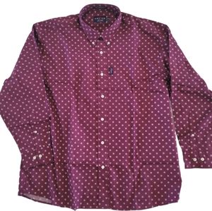 Oscar de la Renta Men's NWOT Maroon Button Down